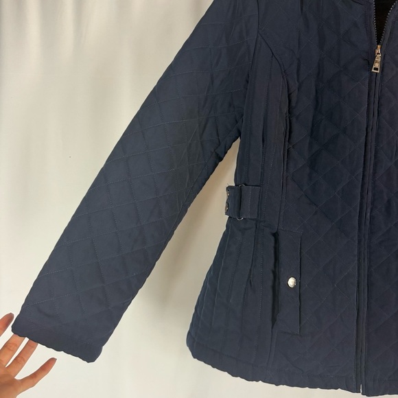 Laundry by Design Dark Blue Quilted Utility Jacket size: M - Picture 9 of 17